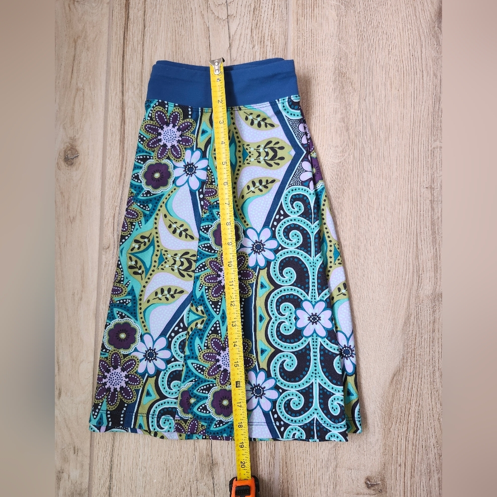 PrAna Floral Pull On Mini Skirt Women's S - Picture 5 of 5